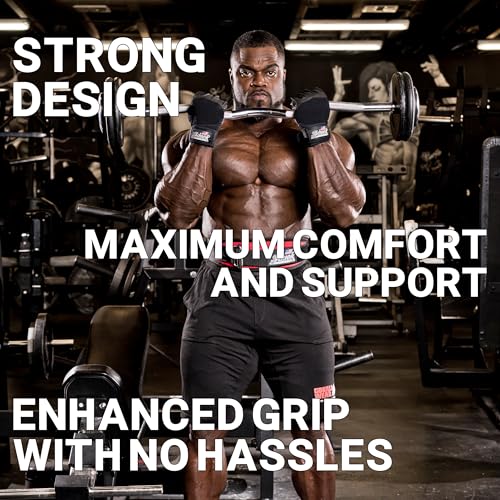 Schiek Sports 540 Platinum Lifting Gloves - Weightlifting Gloves with Wrist Wrap Support for Gym Workouts - size: Medium