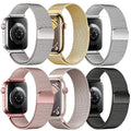 Stainless Steel Milanese Loop Compatible with Apple Watch Bands 49mm 46mm 45mm 44mm 42mm 38/40/41mm Men Women；Mesh Loop Magnetic Clasp Strap for iWatch Bands Ultra 3 2 1 Series 11 10 9 8 7 SE 6 5 4 - color: Starlight+Gold+Silver+Rose pink+Rose gold+Black,