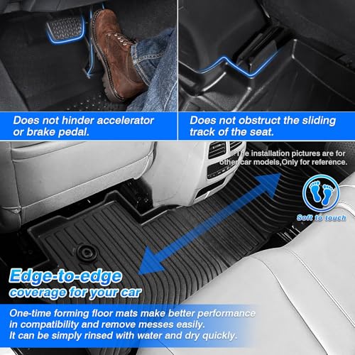 Civic Floor Mats - Car Mats for Honda Civic 2006-2011(Not Fit Coupe Model), All Weather Floor Mat for Civic Accessories, Heavy Duty Rubber Mats, Car Accessories - size: 4)Honda Civic【2006-2011】