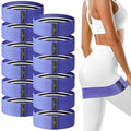 12 Pcs Fabric Resistance Bands for Working Out Non-Slip Booty Exercise Loop Bands for Women Men Glutes Hip Thigh Butt Yoga Pilates Fitness Gym, Light Medium Heavy - color: Dark Purple, style: Heavy Resistance