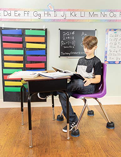 Bouncyband Wiggle Wobble Chair Feet – Transform a Standard School Chair into a Wobble Chair – Chair Feet for Classroom Help Improve Concentration and Calm Children Aged 3+ - size: 1 Count (Pack of 1)