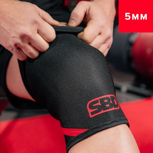 SBD 5mm Weightlifting Knee Sleeves - IWF Compliant - Made for Olympic Lifts | Built for Training & Competition
