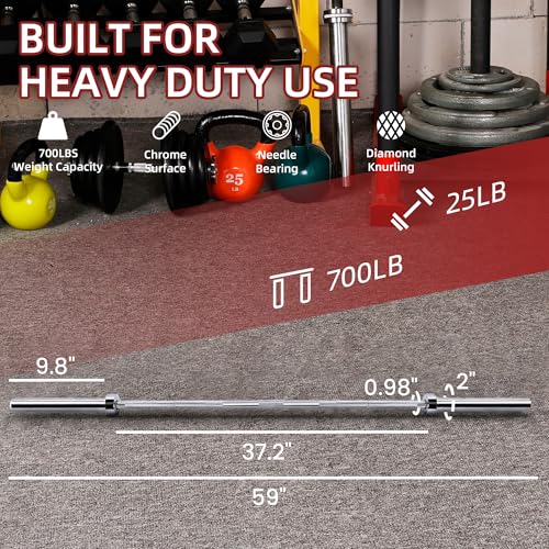 Signature Fitness 2-Inch Cast Iron Barbell Sets - size: 170LB Set