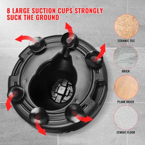 Boxing Bag with Stand, 46.4"-72.8" Height Adjustable Freestanding Spinning Bar, Boxing Reflex Bag for Home Gym & MMA Training - color: Black