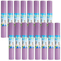 Funtery 3 mm Thin Yoga Mats Bulk, 68 x 24 Inches Lightweight PVC Exercise Mats Non Slip Workout Fitness Pads for Yoga Pilates Stretching Classes Gym Home Studio - color: Smoky Purple