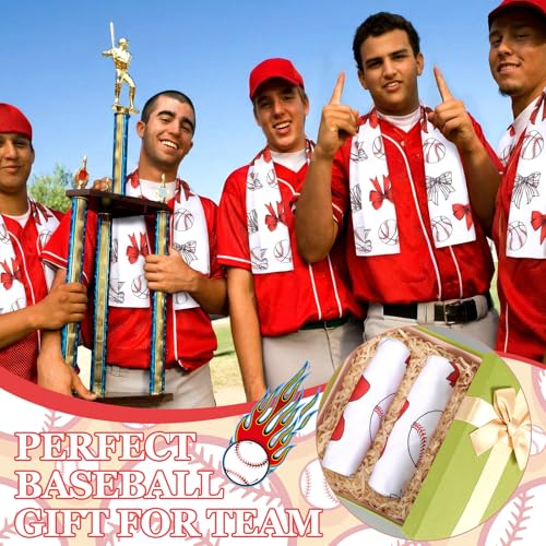 Moukeren 24 Pcs Cooling Towels 40"x12" Bulk Game Day Sports Ice Towel Quick Dry Breathable Party Favors for Team Coach Gift - style: Baseball