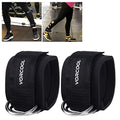 VORCOOL Ankle Straps for Cable Machines Weightlifting Gym Workout Fitness Double D-Ring Neoprene Padded Ankle Cuffs for Legs, Abs and Glute Exercises Fits for Men&Women with Carry Bag 2PCS