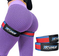 Occlusion Bands for Women Glutes & Hip Building, Blood Flow Restriction Bands BFR Bundle Booty Bands, Best Fabric Resistance Bands for Exercising Your Butt, Squat, Thigh, Fitness - color: Blue&Red