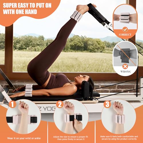 BECOJADDE Ankle Weights Set of 2 (1 lb/2 lb Each) for Women Men Adjustable Wrist Bracelet for Home Gym Weighted Bangles Wristbands Leg Arm Weights for Walking Swimming Running Pilates Yoga Gym - color: Beige, size: 2 Lb Pair (1 Lb Each)
