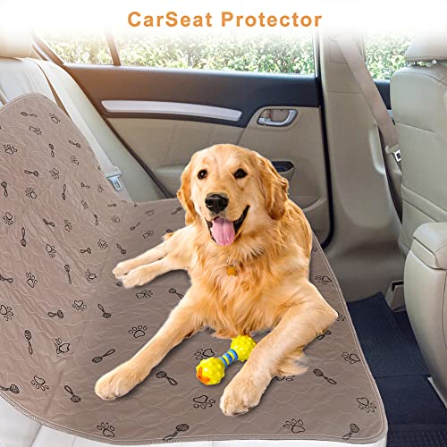 Peepeego 2Pack Pee Pads Washable 36”x48 +Free Dog Comb, Waterproof Rugs Non Slip - size: 2Pack 36x48