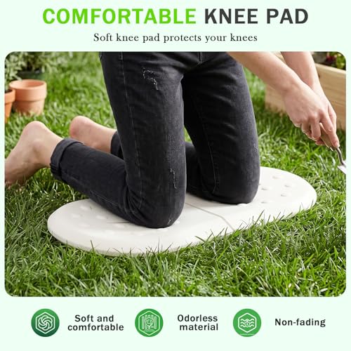 Babylush Foam Waterproof Comfortable Kneeling Pad,Beige,21×11×1.2 in | Soft Material,Anti-slip,Easy to Clean,Portable,Foldable,Gardening,Baby Bathing,Exercise,Yoga,Workout,Pilates - color: Light Grey