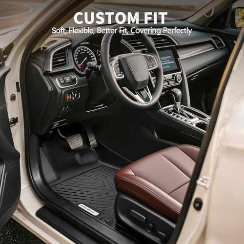 YITAMOTOR Floor Mats & Cargo Liner Set Fit for Toyota 4Runner 2024, Custom Fit TPE All-Weather Floor Liners 2013-2024 Toyota 4Runner 5 Passenger Model w/o Sliding Rear Tray, Black - style: 2013-2024 4Runner Floor Mats & Cargo Mat