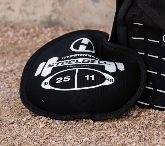 Hyperwear SteelBell - Hyper Flex 4-Way Stretch Neoprene, Patented No-Leak Slam Ball Kettlebell Strength Training - Sustainably Sourced USA Steel Shot - size: 75 lb