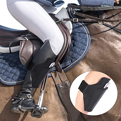 Jadive 2 Packs Cell Phone Leg Straps Leg Phone Holder Arm Smartphone Band Non Slip Ankle Wallet Calf Straps Adjustable Arm Pouch for Women Men Running Hiking Equestrian Motorcycle(Black)