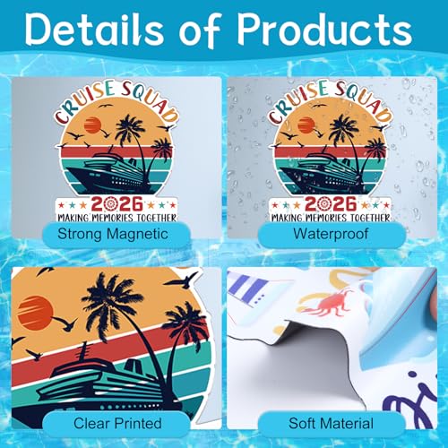 Wxiben 15 Pcs Retro Nautical Cruise Ship Door Magnets Decorations Magnetic | 2026 Sea Navigation Magnet Stickers, Strong Magnet Grip, Firm Sticking, for Carnival, Party, Fridge, Stateroom Cabin Door - style: Nautical