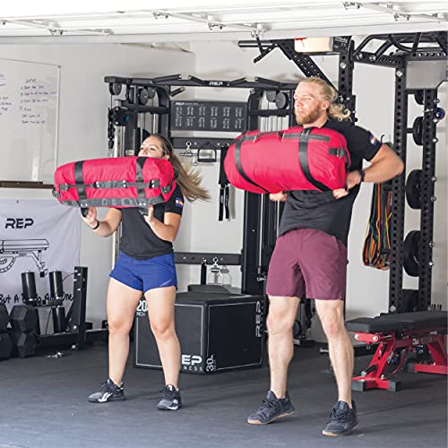 REP Fitness Adjustable Sandbag 1000D Cordura 5-200 Lbs 7 Reinforced Handles Water-Resistant Quick-Dry Small XL Functional Strongman Training Workout Cross-Fit Weighted Bag Exercise Gym Heavy - color: Small-Black