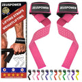 Lifting Straps Wrist Straps for Weightlifting Gym Straps Weight Lifting Deadlift Workout Women Men Dumbbell Straps for Hand RDL Strap Exercise Straps Dead Lift Cotton Neoprene Padded Zeus Power - color: 13-Magenta Silicone