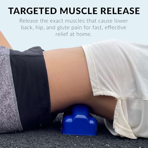 QL Claw Massage Tool for Back Pain Relief – Lower Back Massager & Trigger Point Massage Tool for Back, Hip & Glutes – Portable Manual Muscle Release Device - color: Black