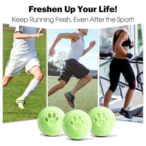 SCENTORINI Shoe Deodorizer Balls for Smell Shoes Boots, 8 * Jasmine Scent | Sneaker Deodorizer Balls, Odor Eliminator, Long Lasting Shoe Freshener for Gym Bags, Drawers and Small Spaces
