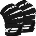 RDX Knee Wraps for Weightlifting, 78” Elasticated Straps Power Lifting Leg Press Support Gym Fitness Squats Workout Men Women - color: White Black