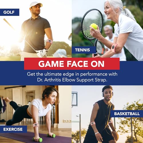 Tennis Elbow Brace & Adjustable Arm Band Support for Pain Relief for Tendonitis, Golfers Elbow Strap for Men and Women - Comfy Removable Arm Wrap for Daily Wear, Gym, Sports (Single, Pink) - size: One Size