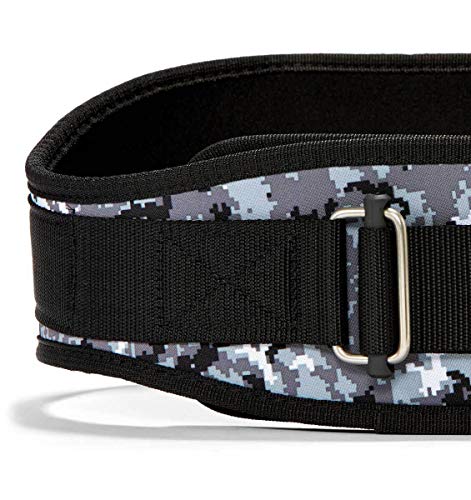 Schiek Sports 2006 Nylon 6 Inches Weight Lifting Belt - Support Belt for Power Lifting - color: Digi Camo, size: Small
