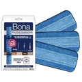 Bona Mop Microfiber Cleaning Pad for Hardwood & Hard Surface Floors - Value 3-Pack - For Use With Bona Mops - Dual Zone Cleaning - style: Microfiber Cleaning Pads
