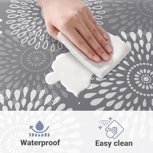 LuxStep Kitchen Mat Waterproof Kitchen Rugs for Floor Cushioned Anti-Fatigue Mat Non-Slip Standing Desk Mat Comfort Floor Mats for House Sink Office 17.3" x 28" Grey - color: Grey, size: 28"L x 17.3"W x 0.5"Th
