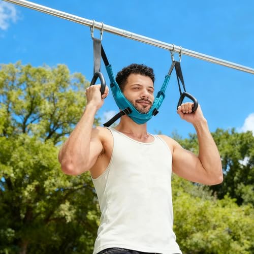 Neck Stretcher Cervical Traction Device, with Comfortable Adjustable Design, 80x30x30cm, Portable Neck Stretcher Hammock, Adjustable Spine Relief Tool, Soft and Comfortable Fit, for Daily Health
