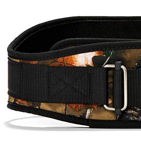 Schiek Sports 2006 Nylon 6 Inches Weight Lifting Belt - Support Belt for Power Lifting - color: Camo, size: Small