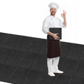 Dunzy 70.87" x 23.62" Non Slip Rubber Restaurant Floor Mats Grade Grease Restaurant Floor Mats Heavy Duty Commercial Anti Fatigue Drainage Rubber Pads for Kitchen Bar Use Wet Area