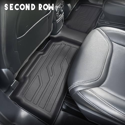KARPAL Floor Mats for 2020-2026 Ford Explorer 6 & 7 Seats, Custom Fit TPE All Weather Ford Explorer Accessories 1st & 2nd Row Floor Liner - style: 2020-2026 | For Ford Explorer 6 & 7 Seats | 1st & 2nd Row