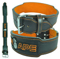 13mm Single Prong Powerlifting Belt for Weightlifting Bodybuilding Strongman 4 inch - size: Large