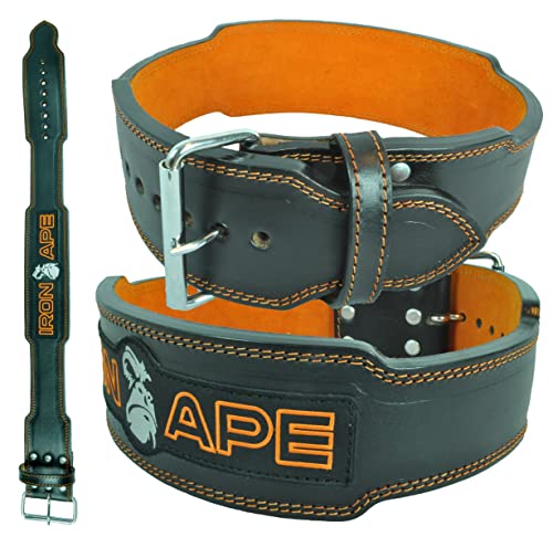 13mm Single Prong Powerlifting Belt for Weightlifting Bodybuilding Strongman 4 inch - size: Medium
