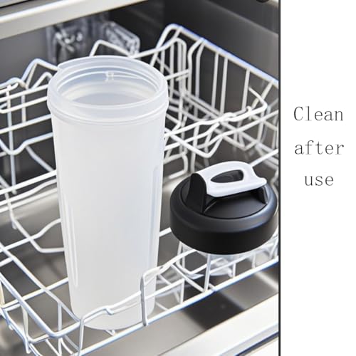 otylzto 2 Pack 28 oz Shaker Bottles for Protein Mixes, Protein Shaker Bottle with Stainless Steel Whisk Ball, Shaker Cup, Protein Bottle, Protein Shake Bottles