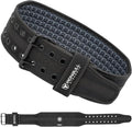 Hybrid Weight Lifting Belt – Heavy Duty Prong Support, Neoprene Interior, Tapered Powerlifting Design – Back Support for Squats, Deadlifts, & Strength Training – Stylish & Rigid Gym Belt for Men & Women - size: Large
