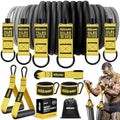 KUZARO Heavy Resistance Bands for Working Out, 300lbs/360lbs Heavy Exercise Bands with Handles, Resistance Bands for Men, Weight Bands Set for Muscle Training, Strength, Yoga, Home Workout Equipment - style: 360lbs