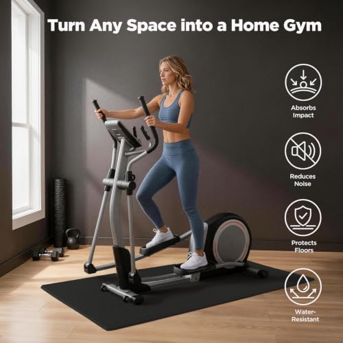 AIRHOP 18 PCS Gym Floor Mat, EVA Foam Puzzle Gym Mat, High-Density Interlocking Foam Floor Tiles for Home Gym, Play Workout Garage Kitchen Flooring 12.6"x12.6"x0.4" - color: Anthracite, size: 36 Tiles | 36 Sq Ft