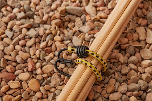 Keeper 13” Vinyl Coated Bungee Cord - UV and Weather-Resistant, 10 Pack (06014-10) - size: 10-Pack, style: 13"