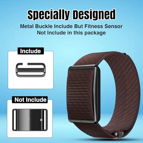 DADO Breathable Nylon Replacement Watch Band Compatible with Polar Loop – Lightweight, Ideal for All Weather Use Sport Strap with Adjustable Hook & Loop Closure - color: Brown Copper