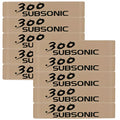 Aolamegs 5/10 Pack Magazine Bands - 5.56 Nato, 300 Blackout, 300 Subsonic, .223 Remington, .308 Winchester, 7.62x39 Magazine Marking Band, Durable Silicone Ammo Caliber Bands for Magazine Identification (2 Colors) - color: 300sub-khakiblack(10pcs)