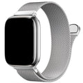 Stainless Steel Milanese Loop Compatible with Apple Watch Bands 38mm 40mm 41mm 42mm men and women, Magnetic Clasp Replacement for iWatch Ultra Series 11 10 9 8 7 SE 6 5 4 3 2 1 - color: Silver, size: 38/40/41/42mm(Series 11/10)