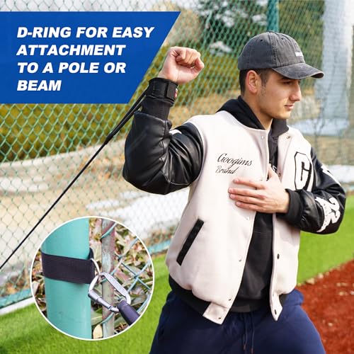 SunNordik Resistance Bands for Pitchers with Carry Bag | Baseball & Softball Training Gear, Build Arm Strength for Pitching & Throwing, Training Bands Suitable for All Skill Levels - size: 40LB (Elite Level)