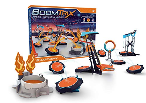 Goliath Boomtrix Showdown Kinetic Metal Ball Chain Reaction Stunt Kit - Fun - Educational - STEM, includes Giant ramp tower that can release up to 15 balls at once - color: Showdown