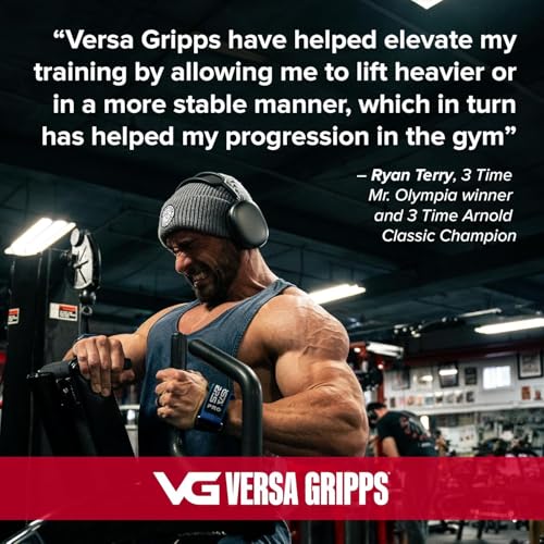 Versa Gripps® Classic Wrist Straps, Train Better, Choose Size and Color | Replaces Straps, Gloves & Hooks, Shorter Palm Piece, Quick Transitions, Handcrafted in the USA - color: Gold Label, size: Small: 6 to 7 inch wrist