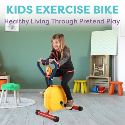 Hey! Play! Kids Exercise Equipment Collection: Strength Training, Cardio, Endurance, and Active Play Essentials - Kids Exercise Bike - style: Kids Exercise Bike