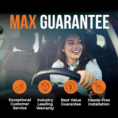 Max Advanced Brakes - SelectMAX Front Brake Pads for 2007-2015 Audi Q7, Carbon Ceramic Front Brake Pads, Hardware Included, Everyday Driving, Low Dust, Quiet - color: SelectMAX, size: D1014