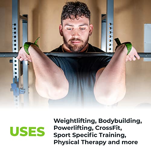 Gradient Fitness Lifting Straps | Wrist Straps for Weightlifting, Deadlift Straps, Lifting Straps for Weightlifting, Straps for Weight Lifting, Weight Lifting Straps for Men/Women, Gym Lifting Grips - color: Camo
