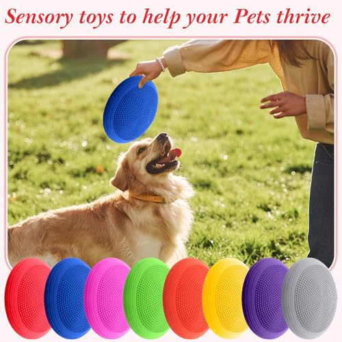 Libima 8 Pcs Wiggle Seat Inflated Wobble Cushion Sensory Seat Flexible Balance Board Balance Disc for Kids Men Women Physical Exercise Improving Posture Home Office Classroom - color: Vibrant Color