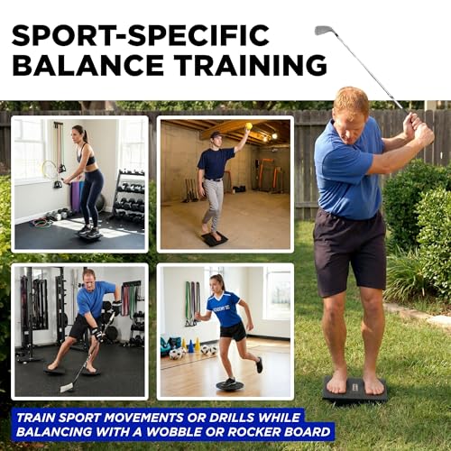 Theraband 23300 Rocker Balance Board for Rehab, Improved Posture, Balance and Stability Training - style: Rocker Board